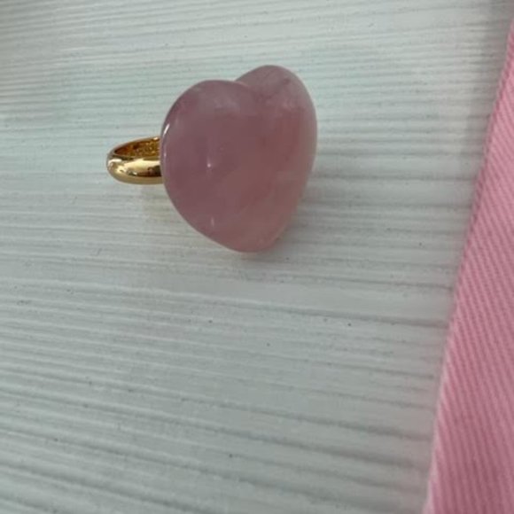 NWT open heart stone cocktail ring kate spade new york - Picture 2 of 5